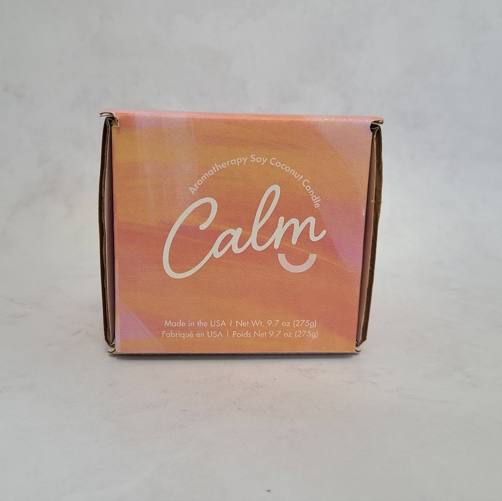 Aromatherapy Soy Coconut Candle In "Calm"